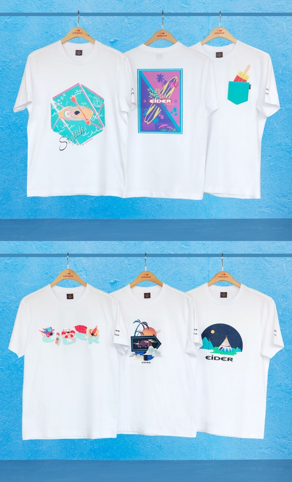 [아이더] 2018 여름 티셔츠 컬렉션 리미티드 에디션
